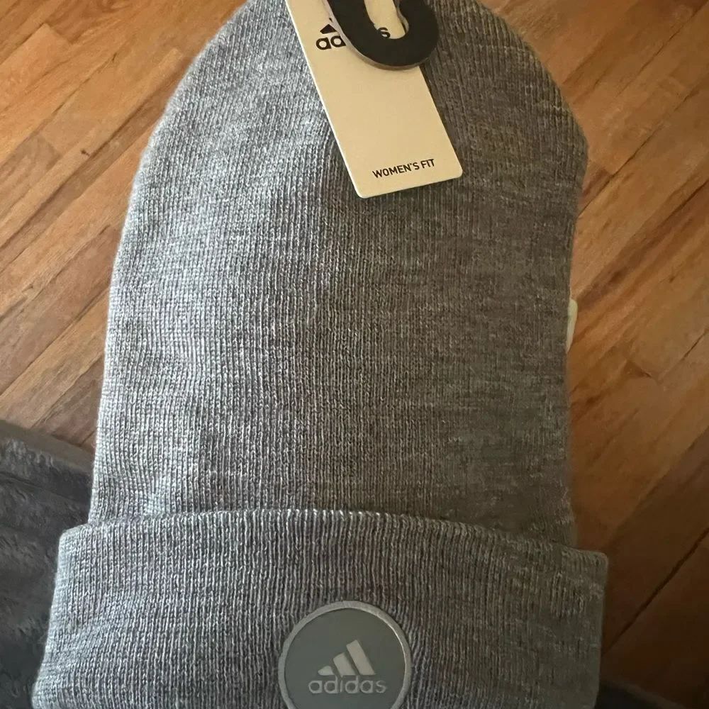 Adidas Women’s  Heather Gray Cuff Beanie